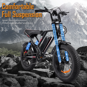 Vélo électrique à pneus larges de haute qualité 48V, batterie Li-ion haute performance, vélo de ville, trajets longue <span class=keywords><strong>distance</strong></span>, vélo tout-terrain électrique - Product Image 6