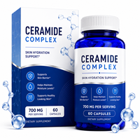 Complexe de Céramides Premium 700mg en Capsules – Phytocéramides Biodisponibles avec Acide Hyaluronique – Complément Hydratant pour la Peau – Vente en Gros