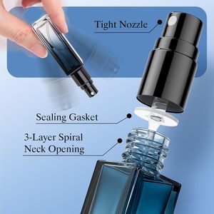Nhà Máy Tùy Chỉnh 5Ml 9Ml 10Ml Mini Xách Tay Refillable Dày Thủy Tinh Phun Nước Hoa Chai Cho Nước Hoa Subpackage - Product Image 3