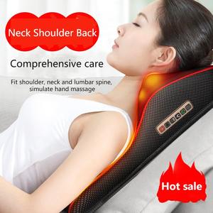 Masajeador <span class=keywords><strong>lumbar</strong></span> de masaje con vibración magnética, almohada cervical multifuncional, almohada <span class=keywords><strong>lumbar</strong></span> para el cuello, masajeador de espalda - Product Image 2