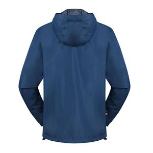 <span class=keywords><strong>Giacca</strong></span> Antipioggia Casual Personalizzata da <span class=keywords><strong>Uomo</strong></span> in Softshell, Impermeabile 10000mm, in Poliestere e Nylon, con Logo Frontale, per Escursionismo e Attività all'Aperto - Product Image 2