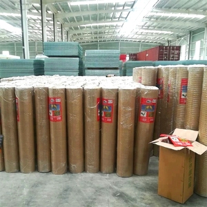 PVC tráng 1/2x1/2 inch mạ kẽm hàn dây lưới CuộN chim thỏ lồng dây lưới hàng rào giá - Product Image 4