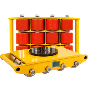 Carro de <span class=keywords><strong>transporte</strong></span> de <span class=keywords><strong>carga</strong></span> con patines rodantes para movimiento de maquinaria de 6 y 8 toneladas - Product Image 3