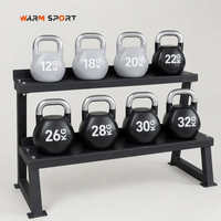 Équipement de fitness WM, logo personnalisé, faible MOQ, haltères de compétition antidérapants pour salle de sport commerciale, 4-52 kg, avec poignée électro-plaquée