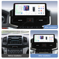 DUDUAUTO DUDU7 A7870 AKM7739 DSP QLED 2K Sistema de Navegación para Automóvil para Toyota Land Cruiser 2007-2015 J200 LC200
