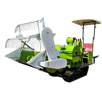 Moissonneuse-batteuse à blé et à riz modèle Mini Experimental 4LZ-1.0A, haute productivité, composant moteur principal pour utilisation agricole, utilisée pour le thé