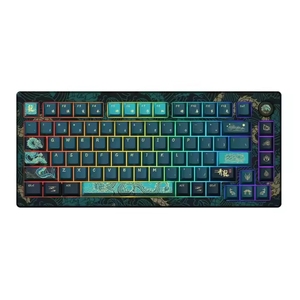 <span class=keywords><strong>Akko</strong></span> MOD007V3 HE Year of Dragon RGB retroiluminado 75% Teclado mecánico Crema Amarillo Interruptor magnético Teclados de juegos de computadora con cable - Product Image 1