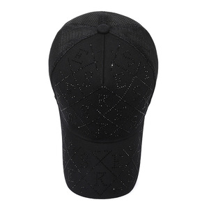 Trucker Cap Mesh Baseball Hat Black Breathable Sunshade Unisex Outdoor Use - Product Image 2