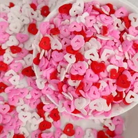 2021 नई आगमन valentins दिन खाद्य sprinkles केक सजावट जन्मदिन सजावट पार्टी आपूर्ति मिश्रित आकार लाल sprinkles
