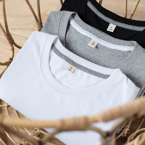 T-shirts unis pour hommes, personnalisables avec logo, impression sérigraphique, transfert thermique, impression numérique directe, broderie, t-shirts unis de couleur unie pour l'été - Product Image 1