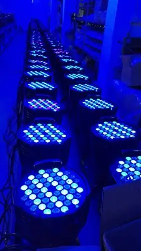 200w Dmx kontrol 54 adet Led Rgbw Par Dj disko kulübü parti ışığı sahne yıkama etkisi aydınlatma profesyonel Led par