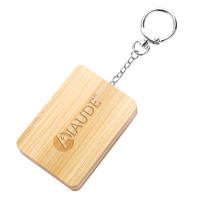 Câble de données USB en bambou avec logo doming époxy personnalisé Adaptateur OTG Ensemble de stockage de cartes de crédit Câble de transfert de données à charge rapide 60W 6 en 1