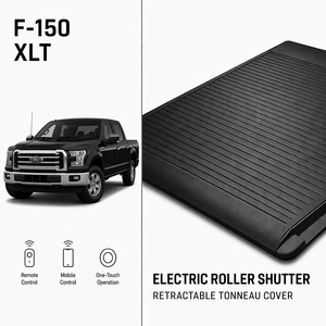 ฝาปิดกระบะท้ายอัจฉริยะไฟฟ้า F-150 XL ควบคุมผ่านแอพพลิเคชั่น แบบม้วนเก็บได้ ป้องกันการหนีบ  วัสดุอะลูมิเนียม ปี 2024+ - Product Image 1