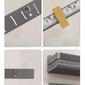 Single Carbon Steel Wall-Mounted Modern Kitchen Storage <b>Rack</b> 50cm Rust Resistant Hanging Knife Oil Salt Soy Sauce Vinegar <b>Rack</b> - Product Image 4