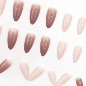 <span class=keywords><strong>Faux</strong></span> <span class=keywords><strong>ongles</strong></span> courts en amande pour femmes, 24 pièces/ensemble, <span class=keywords><strong>faux</strong></span> <span class=keywords><strong>ongles</strong></span> à presser, paillettes dorées, <span class=keywords><strong>faux</strong></span> <span class=keywords><strong>ongles</strong></span> - Product Image 4