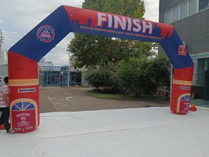 Gapura Tiup Iklan Bersegel Cetak Kustom, Inflatable PVC yang Diperkuat untuk Pintu Masuk Balap Motor - Product Image 5