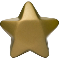 Balle anti-stress souple en mousse PU, jouets à presser en gros, logo personnalisé, forme étoile jaune, jouets anti-stress pour enfants