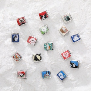 Nueva Pulsera de Charms Italianos de Acero Inoxidable para Mascotas (Perros y Gatos) - Diseño de San Valentín, No se Deslustra - Product Image 5