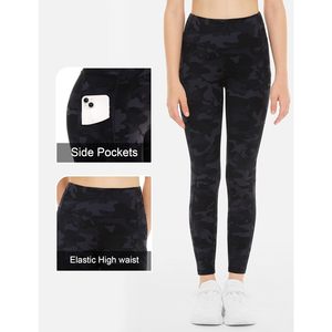 FOXA Leggings de sport pour filles, pantalons de yoga athlétiques extensibles à taille haute avec poches, taille 6-8 - Product Image 6