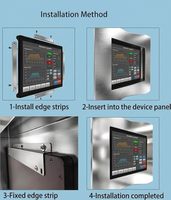 Nuevo Monitor Táctil Capacitivo de Marco Abierto de 7 Pulgadas, Táctil de 10 Puntos, 1024x600, 300 Nits, Pantalla Impermeable IP65, Montaje en Panel VESA