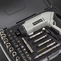 Tournevis sans fil portable à poignée, 5 vitesses, rechargeable 3,7 V, 2000 mAh, ensemble de tournevis électrique sans fil