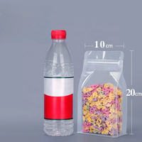 Mat Givré Translucide Bloc Plat Fond Refermable Ziplock En Plastique Stockage Des Aliments Boîte D'emballage Pochette Sac