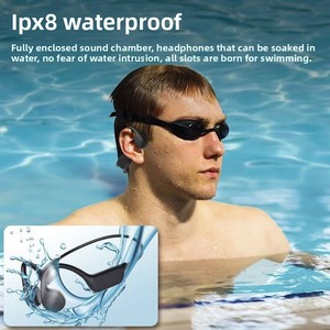 Écouteurs Sportifs Professionnels Niveau 8 avec Mémoire Étanche 32 Go, Chipset JL, Casque à Conduction Osseuse LED, Neuf d'Usine - Product Image 2