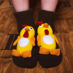 Femme Femme Femme Filles Hiver Nouveauté Full Body 3D Animal Serpent Poulet Cochon Intérieur Chambre Maison Anti-dérapant Chaussons Chaussettes - Product Image 5