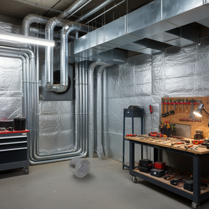 Cinta Adhesiva de Aluminio de 50 mm x 50 m para Sistemas HVAC - Product Image 2