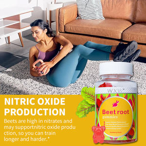 Factory Manufacturer Custom Beet Root Gummies Nutrition Supplement Beet Gummies Energy Support Beet Root Gummy Candy - Product Image 3