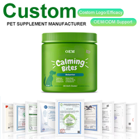 Friandises à Mâcher Douces pour Chiens Saveur Dinde avec Graines de Chanvre, Racine de Valériane et Mélatonine – Soutien à la Relaxation – 90 Unités
