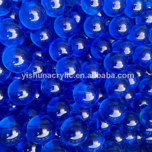 도매 다채로운 PMMA 플라스틱 크리스탈 아크릴 원형 구슬 구체 - Product Image 3
