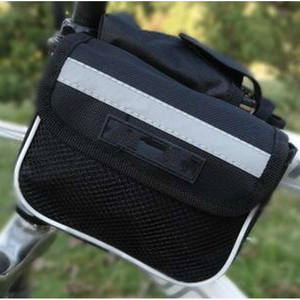 Bolsa Delantera para Bicicleta de Montaña Jintu, Bolsa de Almacenamiento para Teléfono, Doble Cara, Portátil, Negra, Roja, Azul - Product Image 4
