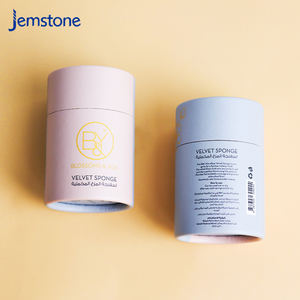 Boîte en tube recyclable faite à la main avec logo personnalisé, emballage en tube de papier kraft pour huile essentielle, soin de la peau, sérum - Product Image 5