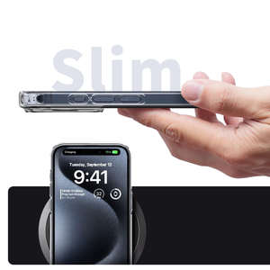 Pour iPhone 17 étui transparent <span class=keywords><strong>lunette</strong></span> surélevée antichoc pour iPhone Non jaunissant clair pour iPhone 16 Pro étui Transparent Anti jaune - Product Image 3