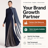 Robes de soirée élégantes et modestes pour femmes, fabrication sur mesure, marque privée, vêtements pour femmes