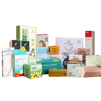 Boîtes d'emballage cosmétiques en carton blanc de haute qualité pour vernis à ongles, crème pour le visage et les yeux, auto-assemblantes, recyclables, impression mate
