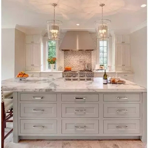 Mặt Bàn Bếp Bằng Đá Trắng Tự Nhiên, Mặt Bàn Bằng Đá Cẩm Thạch, Mặt Bàn Trang Điểm - Product Image 2