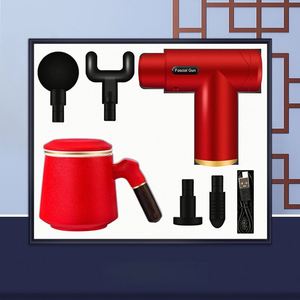 Ensemble personnalisable de luxe : Pistolet de massage et tasse de bureau – Cadeaux d'entreprise, cadeaux pour expositions scolaires, coffrets cadeaux créatifs - Product Image 1