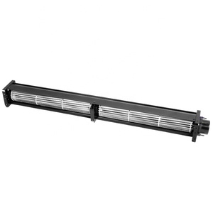 Ventilateurs transversaux DC PRSK 24V 40mm, mini ventilateur tangentiel, souffleur à double impeller, alliage d'aluminium OEM - Product Image 3