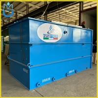 Usine de traitement des eaux usées intégrée en conteneur portable avec modèles MBR, bases de support pour navires de service offshore, bioréacteur