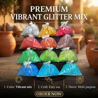 Poudre de paillettes néon caméléon changeante de couleur en vrac pour les travaux manuels, les gobelets, le slime, sac de 500 g, ornement fait à la main