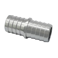 Conector de Interfaz Macho para Manguera de Refrigerante de Radiador de Aleación de Aluminio XBM de 3/4'', Superficie Pulida, Piezas de Automóvil, Aplicación de Goma para Gasolina