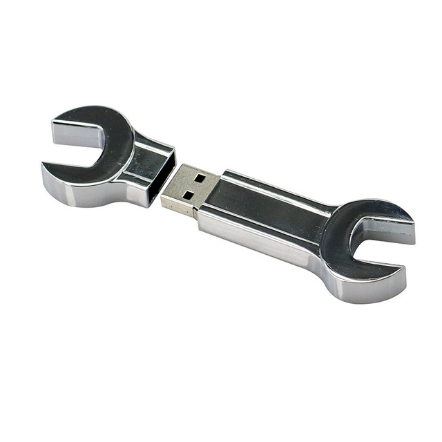 Wrench Tool Metal Usb Pen Drive 4Gb 8Gb 16Gb 32Gb Novelty Creative Gift Disk Memory Thumbdrive