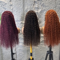 Perruque 360 Full Lace en Cheveux Humains, Perruques Brésiliennes en Cheveux Humains Vierges, Perruques Lace Front Pas Chères, Perruques Frontales HD Transparentes pour Femmes Noires