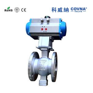 Vanne de régulation pneumatique segmentée en V COVNA 1/2 pouce ANSI Classe 1500 en acier inoxydable - Product Image 2