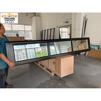 Porte sectionnelle en verre automatique de luxe Verre à faible émissivité trempé robuste Conception à pleine vue pour les maisons modernes Garage Économies d'énergie