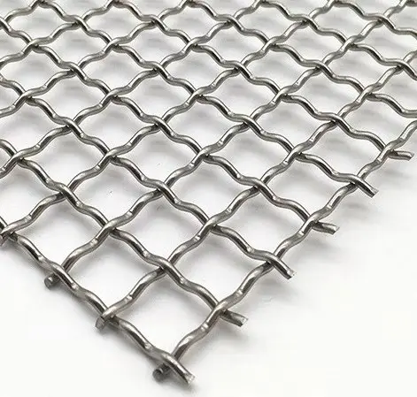 304 316 di sicurezza in acciaio inox espanso crimpato filo di rete metallica per lo schermo della porta