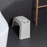 Repose-pieds de douche en plastique, antidérapante, ergonomique, surface de pente