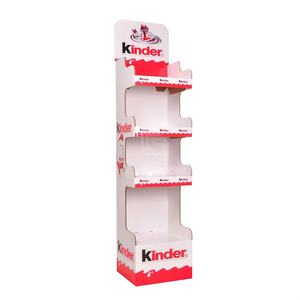 Custom Foldable Cardboard Corrugated <strong>Display</strong> Stand with <strong>Shelves</strong>-Eco-Friendly Floor Standing <strong>Unit</strong> - Product Image 2